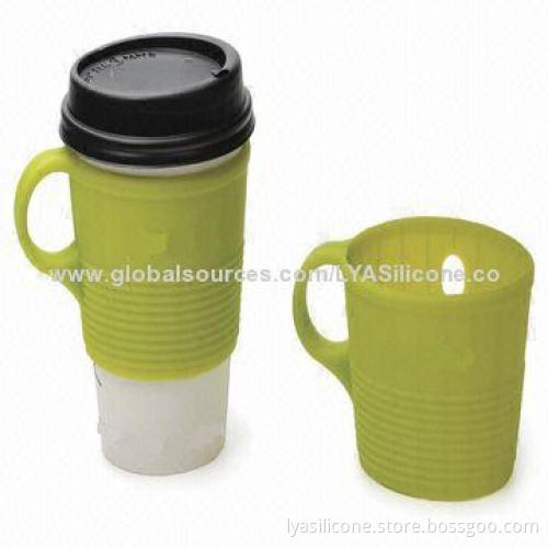 Silicone sleeve for candle, heat resistant